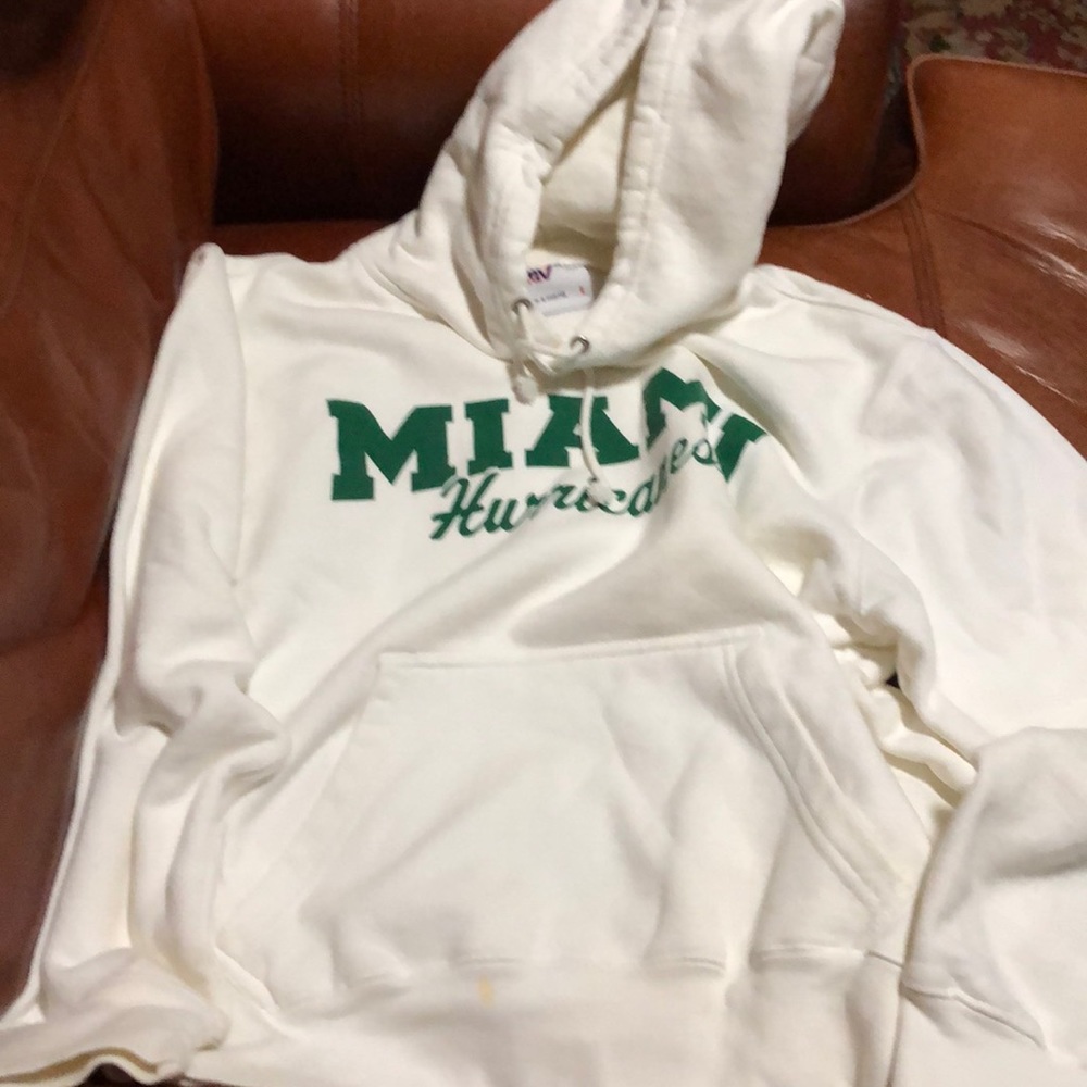 Vintage Miami Hurricanes hooded sweatshirt Boy/Girl